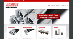 Desktop Screenshot of mrhydraulics.co.uk