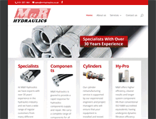 Tablet Screenshot of mrhydraulics.co.uk